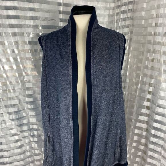 Jones New York Sport Blue Open Front Cardigan - Picture 2 of 6